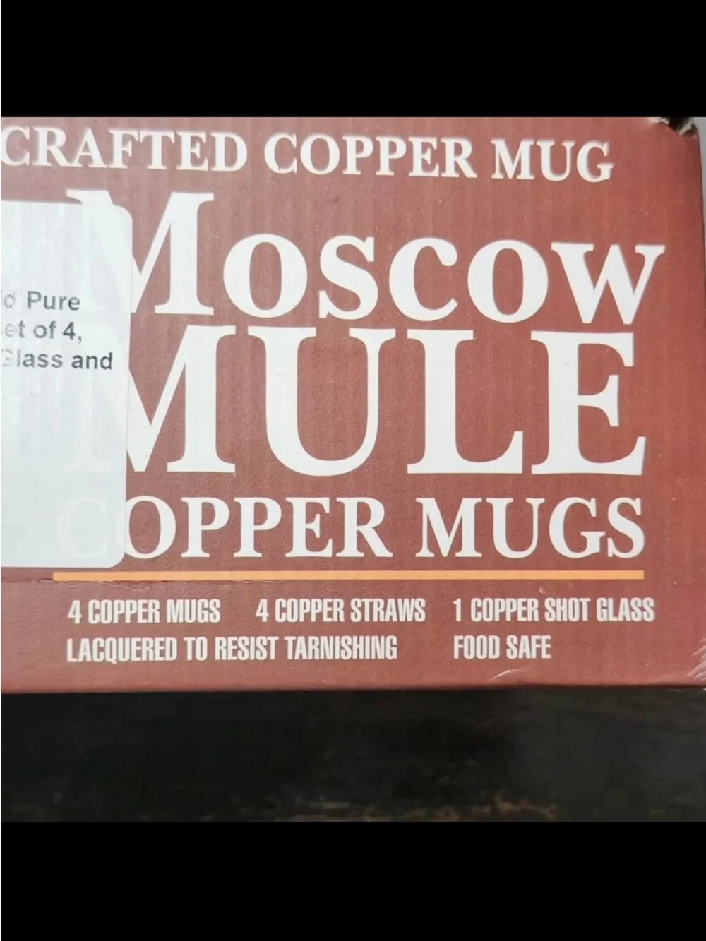 Handcrafted Copper Moscow Mule Mug Set with Lime Accent - 4 Pack